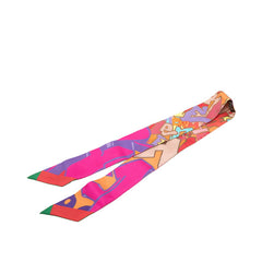 エルメス ツイリー Graff Graffiti グラフィティ スカーフ マルチカラー シルク レディース HERMES 【中古】