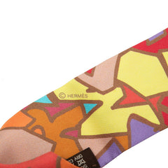 エルメス ツイリー Graff Graffiti グラフィティ スカーフ マルチカラー シルク レディース HERMES 【中古】