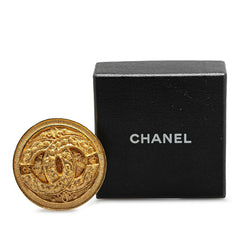 シャネル ヴィンテージ ココマーク ブローチ ゴールド メッキ レディース CHANEL 【中古】