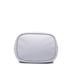 プラダ 三角ロゴプレート ヴィッテロダイノ ハンドバッグ 2WAY ショルダーバッグ ライトブルー系 レザー レディース PRADA 中古