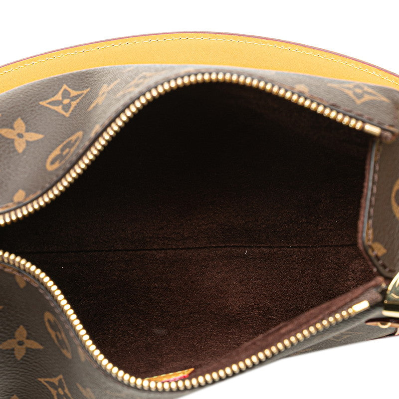 ルイ ヴィトン モノグラム サイドトランクMM ハンドバッグ ショルダーバッグ 2WAY M46358 ブラウン PVC レザー レディース LOUIS VUITTON 【中古】
