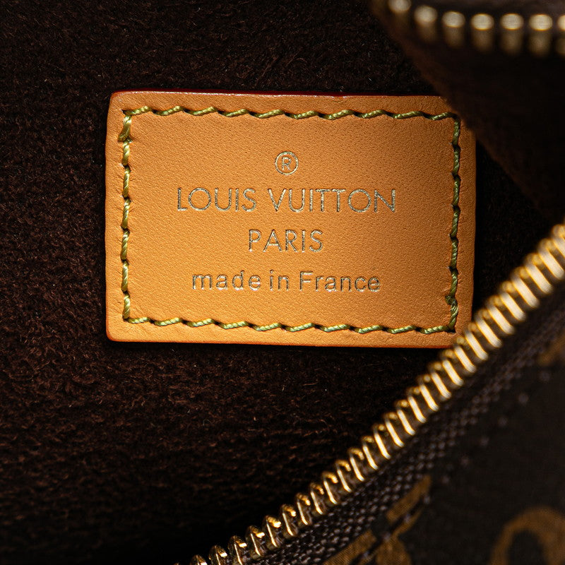 ルイ ヴィトン モノグラム サイドトランクMM ハンドバッグ ショルダーバッグ 2WAY M46358 ブラウン PVC レザー レディース LOUIS VUITTON 【中古】