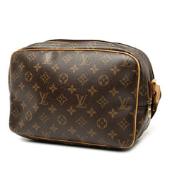 ルイ ヴィトン モノグラム リポーターPM 斜め掛け ショルダーバッグ M45254 ブラウン PVC レザー レディース LOUIS VUITTON 【中古】