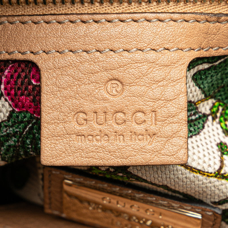 グッチ バンブー ショッパー ハンドバッグ ショルダーバッグ 2WAY 336032 ベージュ レザー レディース GUCCI 【中古】