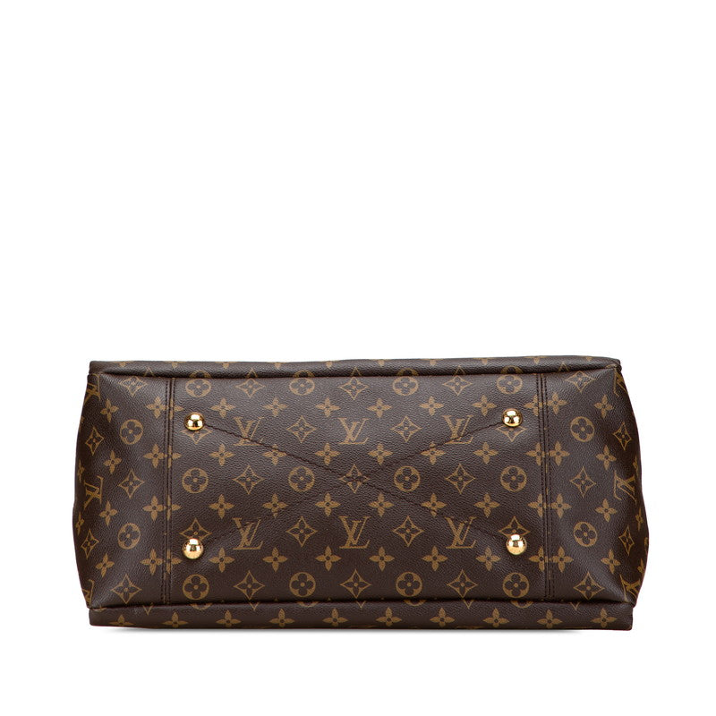 ルイ ヴィトン モノグラム アーツィーMM トートバッグ ショルダーバッグ M40249 ブラウン PVC レザー レディース LOUIS VUITTON 【中古】