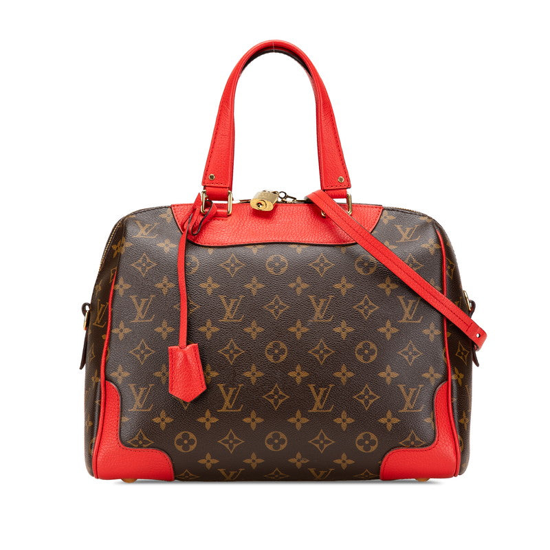 ルイ ヴィトン モノグラム レティ―ロ ハンドバッグ ショルダーバッグ2WAY M50057 コクリコ ブラウン PVC レザー レディース LOUIS VUITTON 【中古】