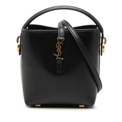 サンローラン LE37 ミニ ハンドバッグ ショルダーバッグ 2WAY 765870 ブラック ゴールド レザー レディース SAINT LAURENT 【中古】