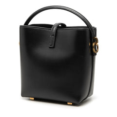 サンローラン LE37 ミニ ハンドバッグ ショルダーバッグ 2WAY 765870 ブラック ゴールド レザー レディース SAINT LAURENT 【中古】