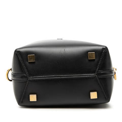 サンローラン LE37 ミニ ハンドバッグ ショルダーバッグ 2WAY 765870 ブラック ゴールド レザー レディース SAINT LAURENT 【中古】