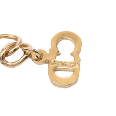 ディオール ヴィンテージ イヤリング ネックレス セット ゴールド ブラック メッキ ラインストーン レディース Dior 【中古】