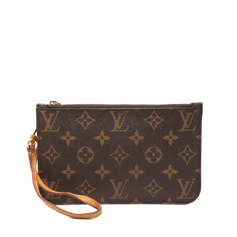 ルイ ヴィトン モノグラム ネヴァーフルPM 付属品 ポーチ ポーチ M40155 ブラウン PVC レザー レディース LOUIS VUITTON 【中古】