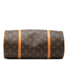ルイ ヴィトン モノグラム パピヨン30 ハンドバッグ M51385 ブラウン PVC レザー レディース LOUIS VUITTON 【中古】