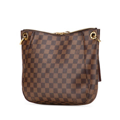 ルイ ヴィトン ダミエ サウスバンク 斜め掛け ショルダーバッグ N42230 ブラウン PVC レザー レディース LOUIS VUITTON 【中古】
