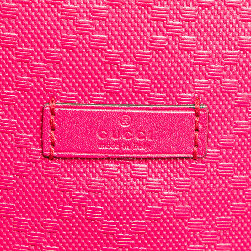 グッチ ディアマンテ ショルダーバッグ 354229 ピンク レザー レディース GUCCI 【中古】