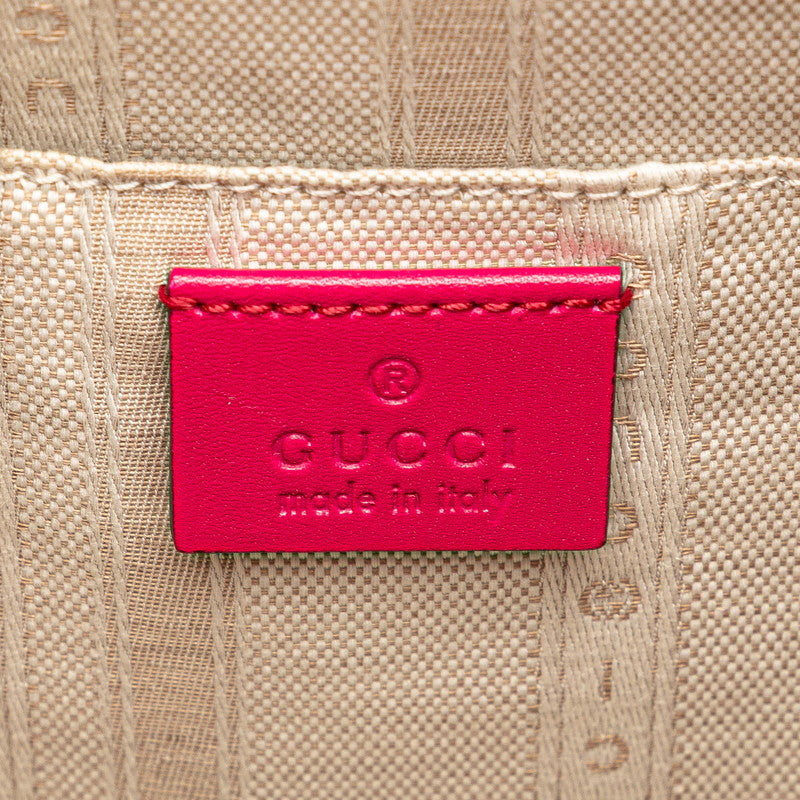 グッチ ディアマンテ ショルダーバッグ 354229 ピンク レザー レディース GUCCI 【中古】