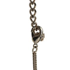 シャネル カメリア ココマーク チェーン ネックレス ゴールド ブラック メッキ フェイクパール ラインストーン レディース CHANEL 【中古】