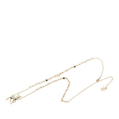 シャネル ココマーク バンビ 鹿 モチーフ ネックレス ゴールド メッキ ラインストーン レディース CHANEL 中古
