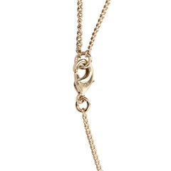 シャネル ココマーク バンビ 鹿 モチーフ ネックレス ゴールド メッキ ラインストーン レディース CHANEL 中古
