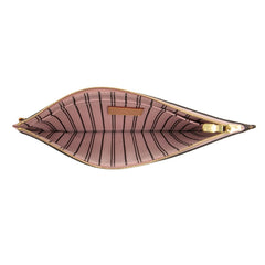 ルイ ヴィトン モノグラム ネヴァーフルＭM 付属ポーチ ポーチ M50366 ブラウン ローズバレリーヌ PVC レディース LOUIS VUITTON 【中古】