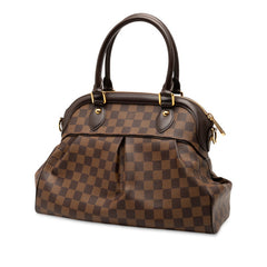 ルイ ヴィトン ダミエ トレヴィPM ハンドバッグ ショルダーバッグ 2WAY N51997 ブラウン PVC レザー レディース LOUIS VUITTON 【中古】