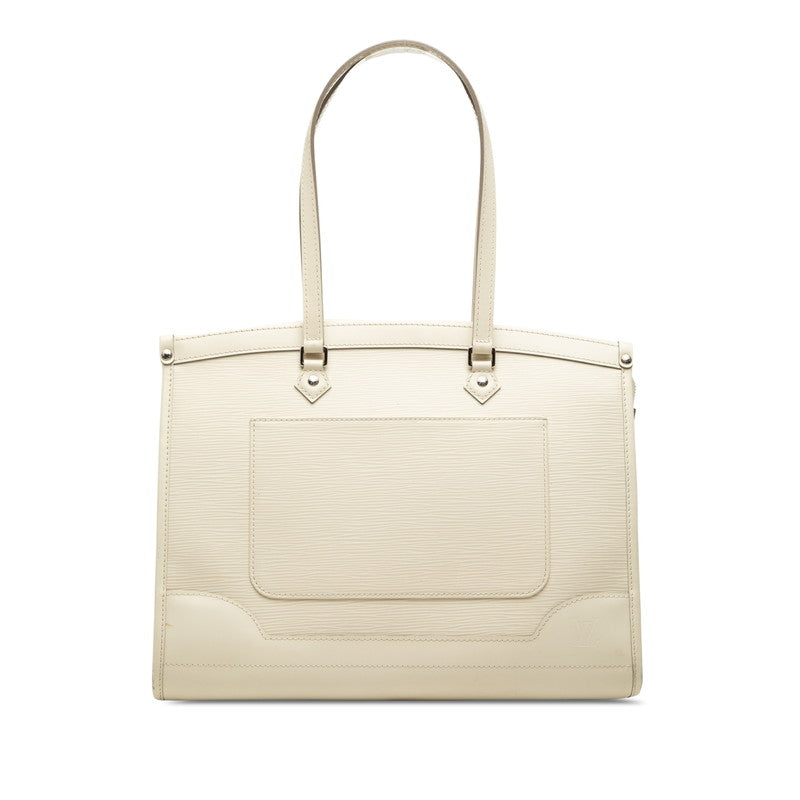ルイ ヴィトン エピ マドレーヌGM ハンドバッグ トートバッグ M5934J イヴォワール ホワイト レザー レディース LOUIS VUITTON 中古