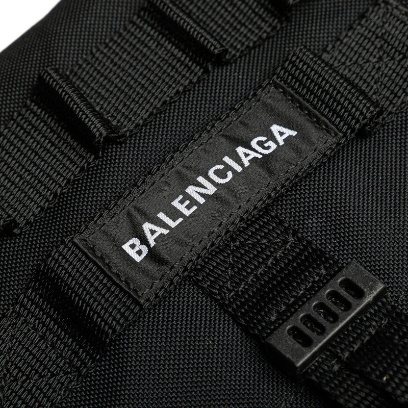バレンシアガ Army メッセンジャーバッグ スモール メッセンジャーバッグ 656106 ブラック ナイロン メンズ BALENCIAGA 【中古】
