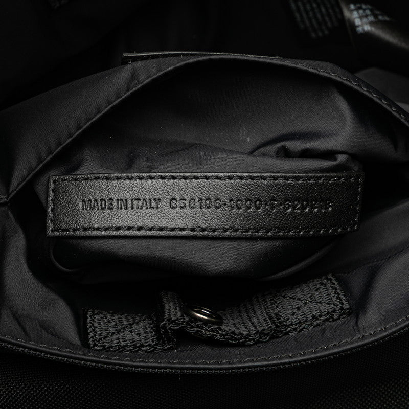 バレンシアガ Army メッセンジャーバッグ スモール メッセンジャーバッグ 656106 ブラック ナイロン メンズ BALENCIAGA 【中古】