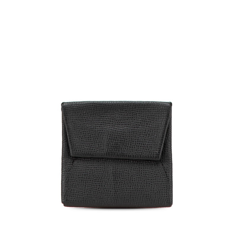 エルメス バスティア コインケース 小銭入れ ブラック ヴォーエプソン レディース HERMES 【中古】
