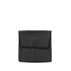 エルメス バスティア コインケース 小銭入れ ブラック ヴォーエプソン レディース HERMES 【中古】