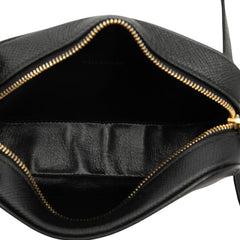 バレンシアガ ヴィル カメラバッグXS 斜め掛け ショルダーバッグ 558171 ブラック レザー レディース BALENCIAGA 【中古】
