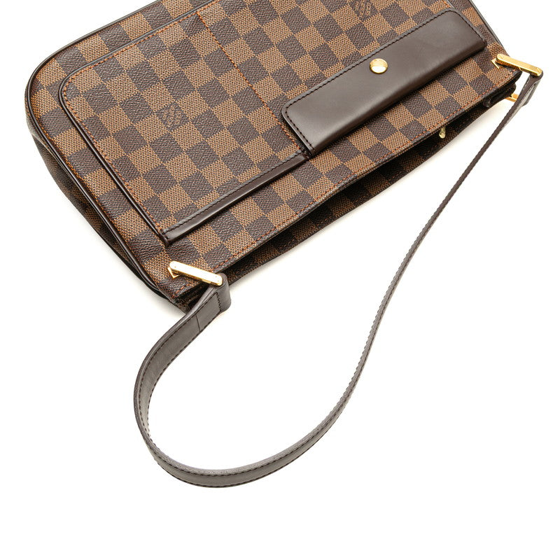 ルイ ヴィトン ダミエ オーバーニュ ショルダーバッグ N51129 ブラウン PVC レザー レディース LOUIS VUITTON 【中古】