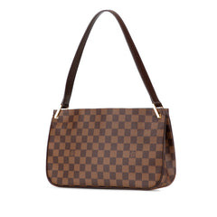 ルイ ヴィトン ダミエ オーバーニュ ショルダーバッグ N51129 ブラウン PVC レザー レディース LOUIS VUITTON 【中古】