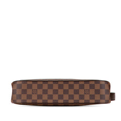 ルイ ヴィトン ダミエ オーバーニュ ショルダーバッグ N51129 ブラウン PVC レザー レディース LOUIS VUITTON 【中古】