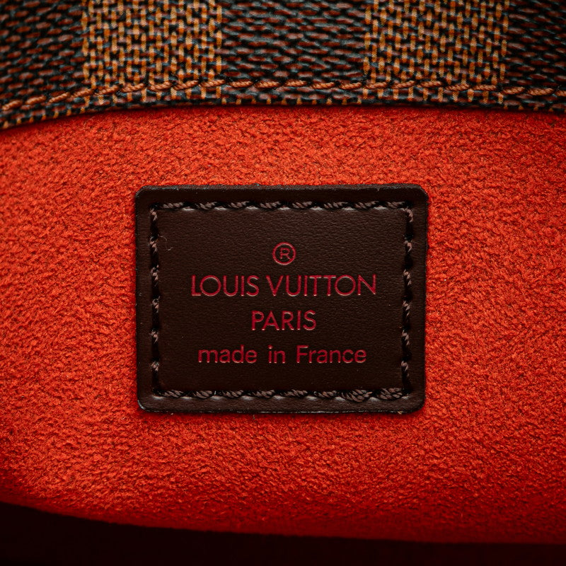 ルイ ヴィトン ダミエ オーバーニュ ショルダーバッグ N51129 ブラウン PVC レザー レディース LOUIS VUITTON 【中古】