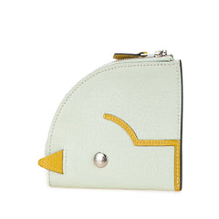 エルメス パドック コインケース ヴェールフィズ クミン シェーブル レディース HERMES 【中古】