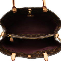 ルイ ヴィトン モノグラム モンテーニュMM ハンドバッグ ショルダーバッグ 2WAY M41056 ブラウン PVC レザー レディース LOUIS VUITTON 【中古】