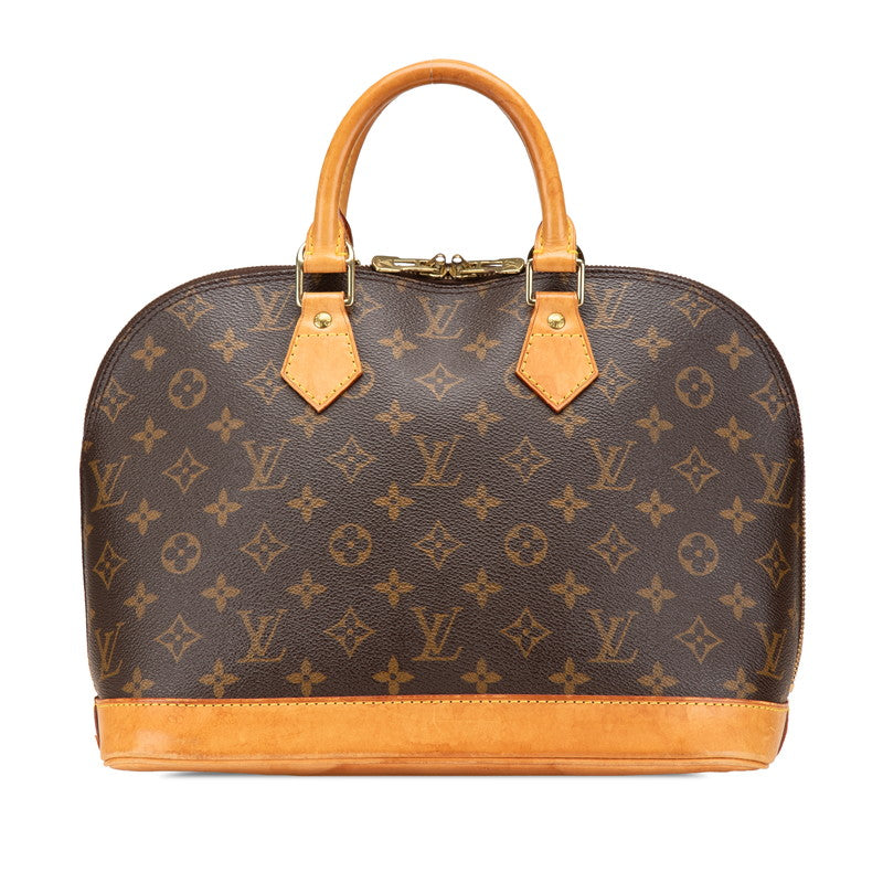 ルイ ヴィトン モノグラム アルマ ハンドバッグ M51130 ブラウン PVC レザー レディース LOUIS VUITTON 【中古】