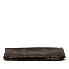 ルイ ヴィトン モノグラム ポシェット クレ コインケース キーケース M62650 ブラウン PVC レディース LOUIS VUITTON 【中古】