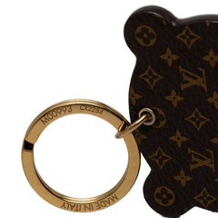 ルイ ヴィトン ポルトクレ LVパンダ キーホルダー チャーム M00993 ホワイト ブラック ピンク レザー PVC レディース LOUIS VUITTON 中古