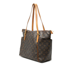 ルイ ヴィトン モノグラム トータリーMM トートバッグ ショルダーバッグ M56689 ブラウン PVC レザー レディース LOUIS VUITTON 【中古】