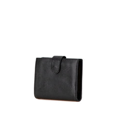 シャネル ココマーク がま口 二つ折り財布 ブラック キャビアスキン レディース CHANEL 【中古】