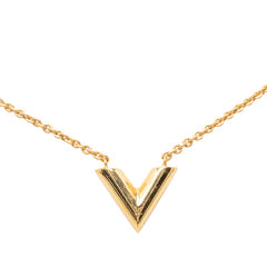 ルイ ヴィトン エセンシャルV ネックレス M61083 ゴールド メッキ レディース LOUIS VUITTON 【中古】