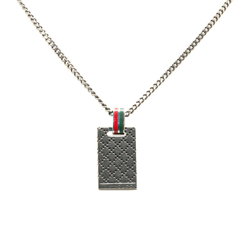 グッチ ディアマンティッシマ ネックレス 310481 SV925 シルバー メンズ GUCCI 【中古】