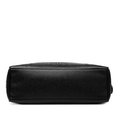 シャネル トリプルココマーク チェーン トートバッグ ブラック キャビアスキン レディース CHANEL 【中古】