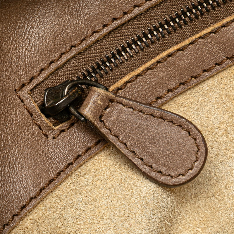 ボッテガヴェネタ イントレチャート ハンドバッグ ベージュ レザー レディース BOTTEGAVENETA 【中古】