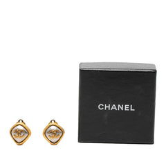 シャネル ココマーク イヤリング ゴールド シルバー メッキ メタル レディース CHANEL 【中古】