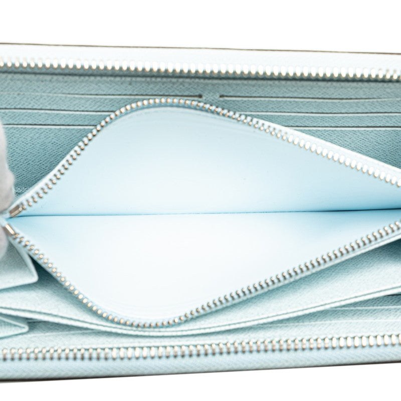 ルイ ヴィトン エピ ジッピーウォレット ラウンドファスナー 長財布 M82355 ライトブルー レザー レディース LOUIS VUITTON 【中古】