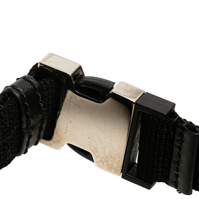 グッチ GGエンボス ウエストバッグ ボディバッグ 658582 ブラック レザー レディース GUCCI 【中古】