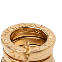 ブルガリ B-zero1 ビーゼロワン 3バンド ペンダント ネックレス 352814 K18YG イエローゴールド 750 レディース BVLGARI 【中古】