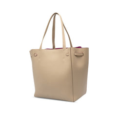 セリーヌ カバ ファントム スモール トートバッグ ショルダーバッグ ベージュ パープル レザー レディース CELINE 中古